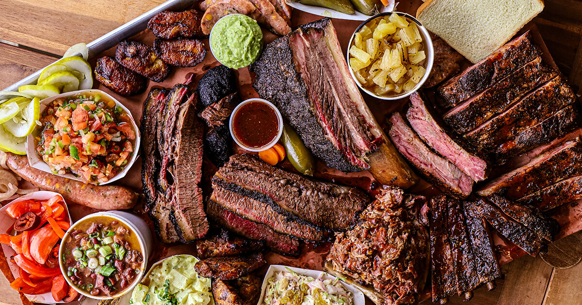 Fountain Barbecue Food